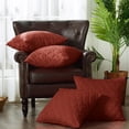 thumbnail image 1 of Home Soft Things Quilted Micromink 4 Piece Throw Pillow Cover Set - Rooibos Tea - 20" x 20", 1 of 5