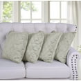 thumbnail image 1 of Home Soft Things Quilted Micromink 4 Piece Throw Pillow Cover Set - Tannin - 20" x 20", 1 of 5