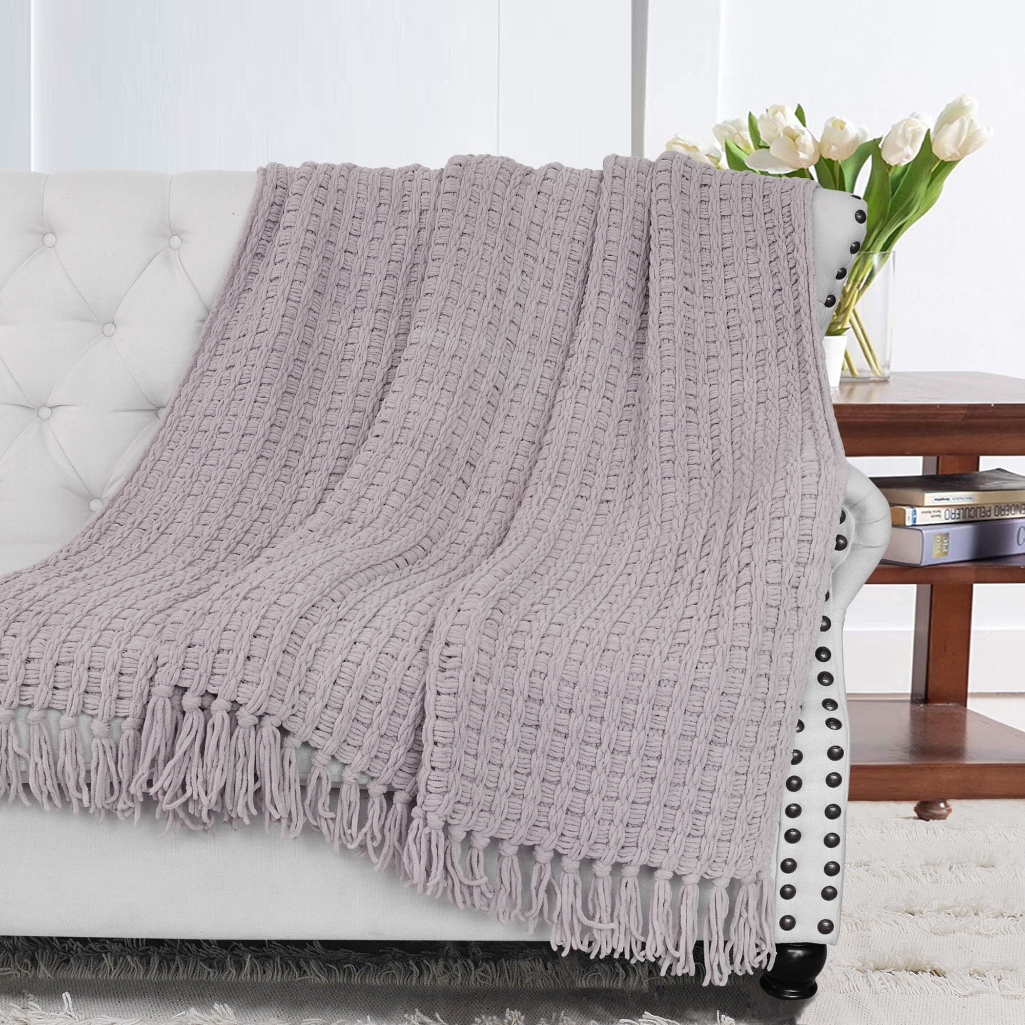 Lilac throw new arrivals