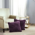 thumbnail image 1 of Home Soft Things Super Soft Decorative Pillow Covers, Set of 2, Blackberry, 26" x 26", 1 of 3