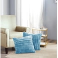 thumbnail image 1 of Home Soft Things Super Soft Decorative Pillow Covers, Set of 2, Forget-Me-Not, 26" x 26", 1 of 3