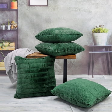Home Soft Things Super Soft Decorative Pillow Covers, Set of 4, 20x20 inches, Eden