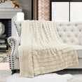 thumbnail image 1 of Home Soft Things Super Soft Decorative Throw Blanket -Bleached Sand - 50" x 60", 1 of 8