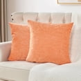 thumbnail image 1 of Home Soft Things Tanga Jacquard Chenille 2 Piece Throw Pillow Cover Set - Burnt Orange - 20" x 20", 1 of 7