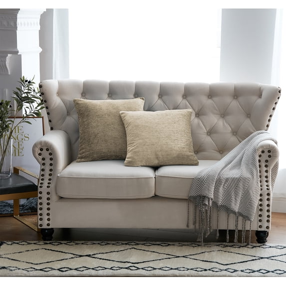 Home Soft Things Tanga Jacquard Chenille 2 Piece Throw Pillow Cover Set - Grey - 20" x 20"