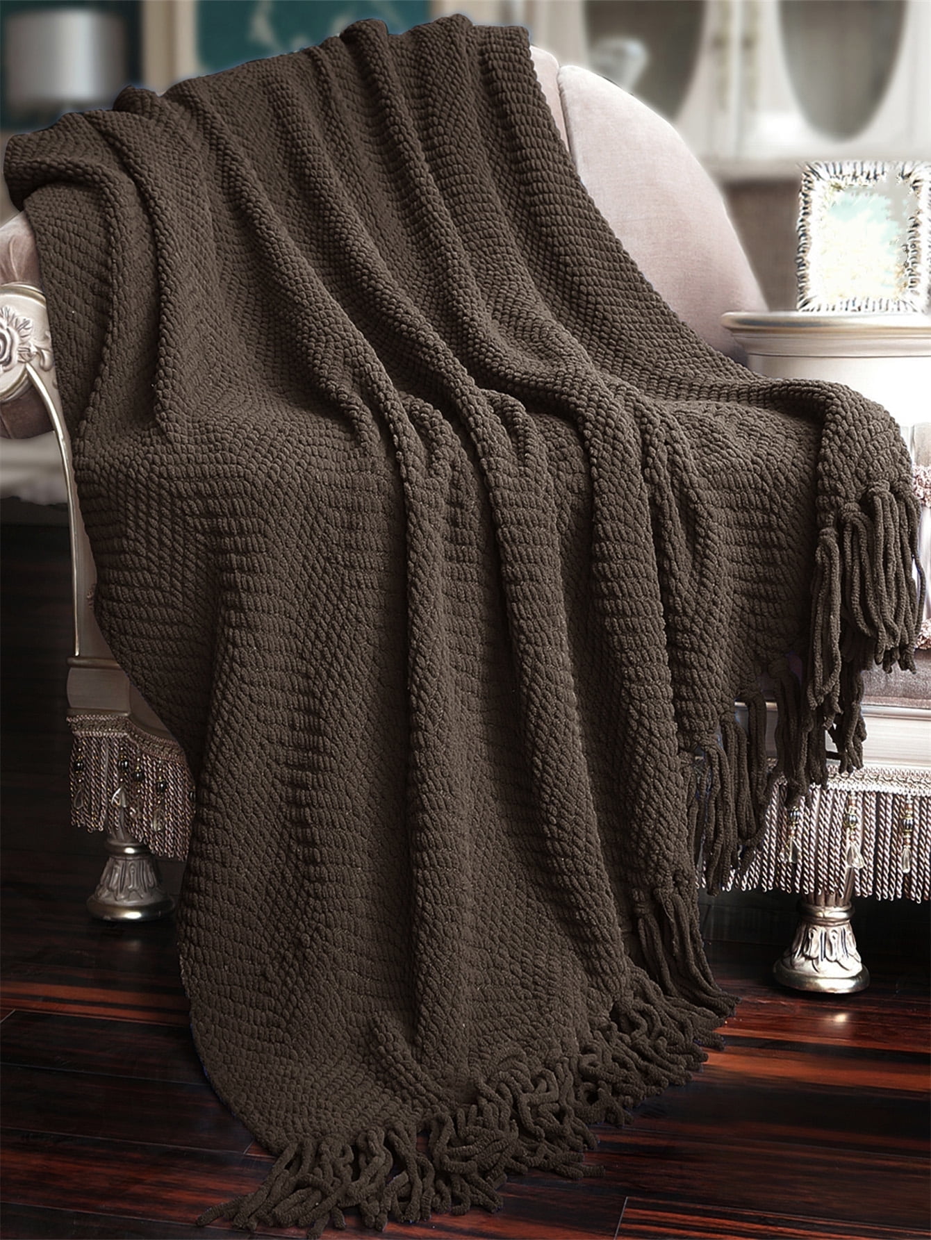 Home soft things tweed throw blanket sale