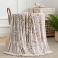 thumbnail image 1 of Home Soft Things Woolly Mammoth Throw - Tannin - 50" x 60", 1 of 7