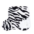 thumbnail image 1 of Home Soft Things Zebra Faux Fur Bedrest Pillow Cover, Medium Size 20" x 18" x 17", 1 of 8