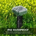Home Solar Ultrasonic Animal Repeller, Outdoor Weatherproof Solar Powered Rodent Repeller with