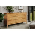 thumbnail image 1 of Home Source 32.5" 6-Drawer Chest for Bedroom - Premium Dressers Bedroom Furniture - Spacious Chest of Drawers in Sturdy Solid Pinewood/MDF, 1 of 5