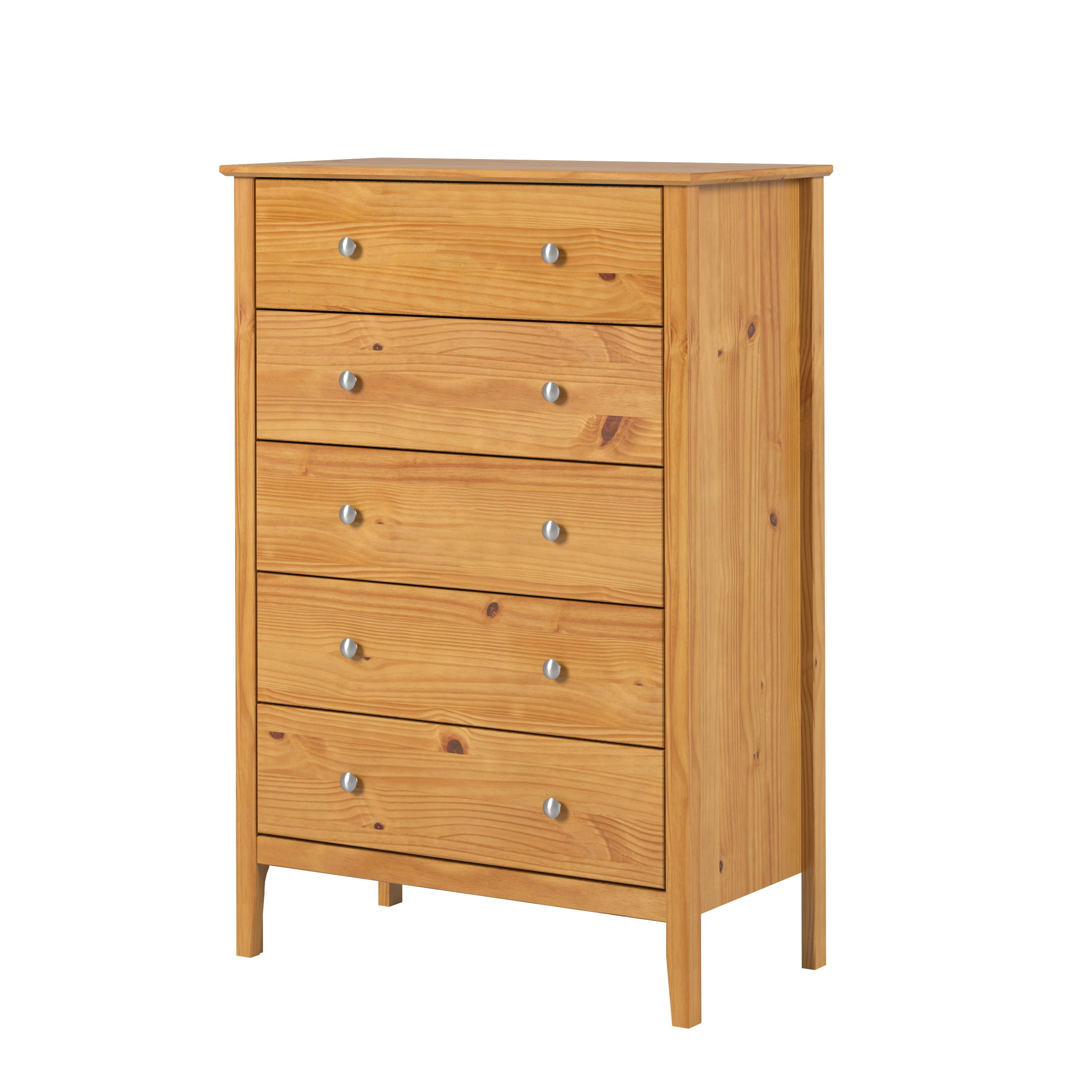 Home Source 50" Bedroom Dressers and Chest of Drawers Wood Furniture