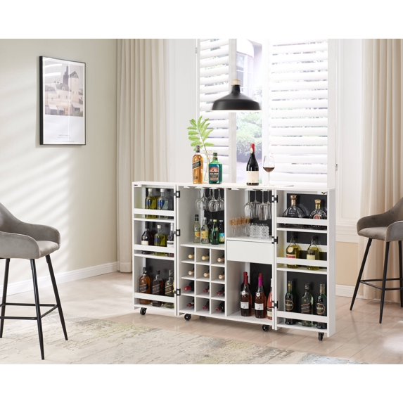 Home Source Accent Bar Server Mesh White