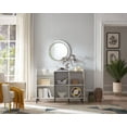 thumbnail image 1 of Home Source Accent Console Table White Black, 1 of 5