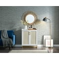 thumbnail image 1 of Home Source Accent Server Mesh White, 1 of 5