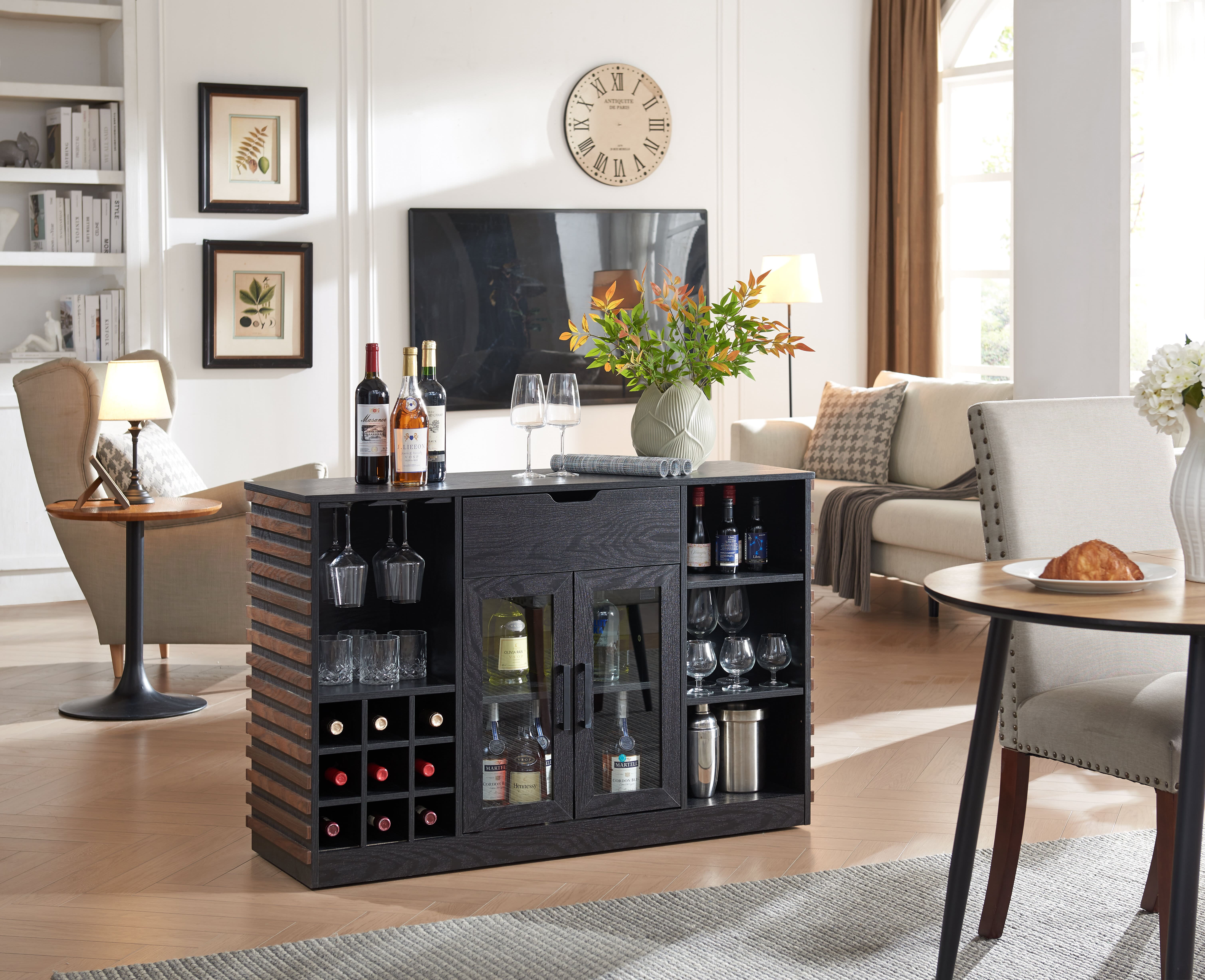 Home Source Bar Cabinetnull