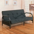 thumbnail image 1 of Home Source Black Futon Frame with 29" Arms, 1 of 3