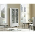 thumbnail image 1 of Home Source Display Storage Cabinet in White with Glass Doors, 1 of 3