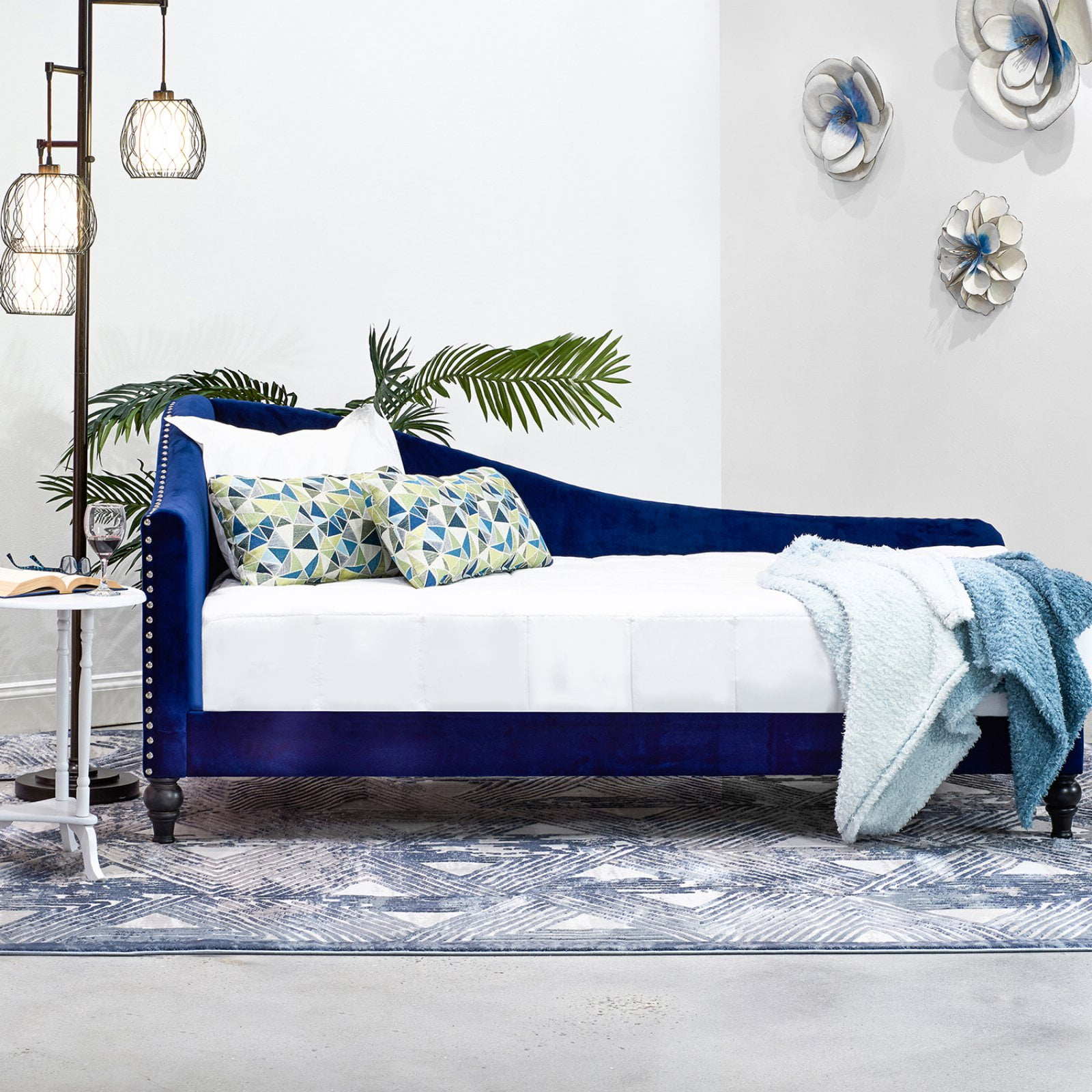 Home Source Industries Brammer Upholstered Daybed Walmart