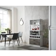 thumbnail image 1 of Home Source Jill Zarin Contemporary Bar Cabinet in White Finish, 1 of 6