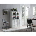 thumbnail image 1 of Home Source Jill Zarin Home Bar Cabinet Rotating Wine Rack White, 1 of 5