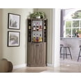 thumbnail image 1 of Home Source Jill Zarin Home Corner Bar Cabinet Grey, 1 of 5