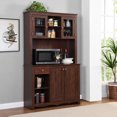 thumbnail image 1 of Home Source Mahogany Oak Hills China Work Center, 1 of 4