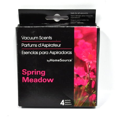 Home Source Spring Meadow Vacuum Scent 4 Pack