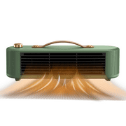 Home Space Heater,2-speed adjustment,Portable Heaters for Indoor Use 800W Quiet Desk Small w/Overheat Tip Over Protection Thermostat Fast Heating Fan Office,Green