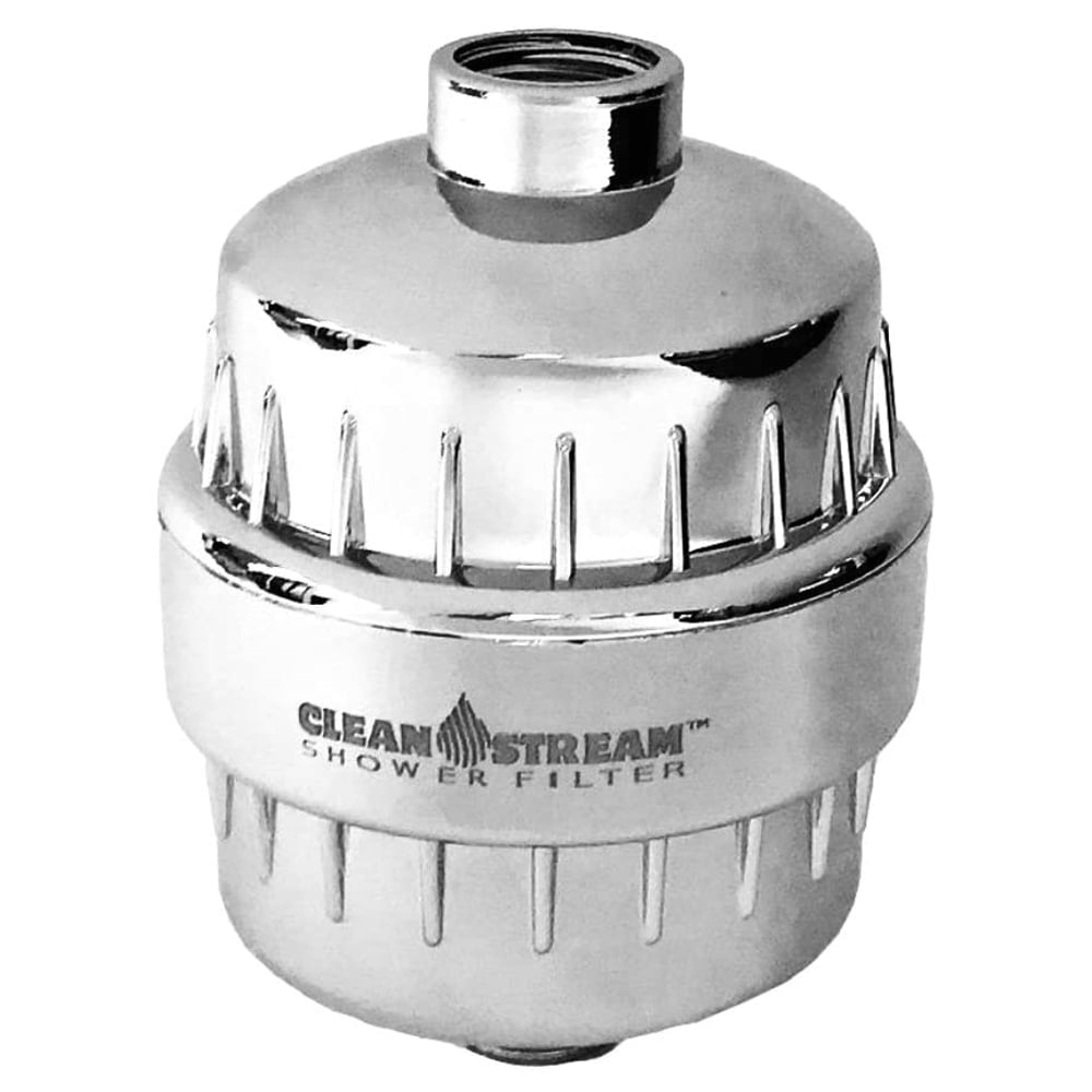 Home Spirit Clean Stream Shower Head with Shower Filter Silver