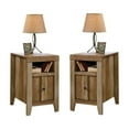 thumbnail image 1 of Home Square 2 Piece Engineered Wood End Table Set in Craftsman Oak, 1 of 4