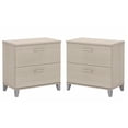 thumbnail image 1 of Home Square 2 Piece Engineered Wood Lateral Filing Cabinet Set in Sand Oak, 1 of 8