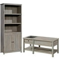 thumbnail image 1 of Home Square 2 Piece Furniture Set with 3-Shelf Bookcase and Coffee Table, 1 of 17