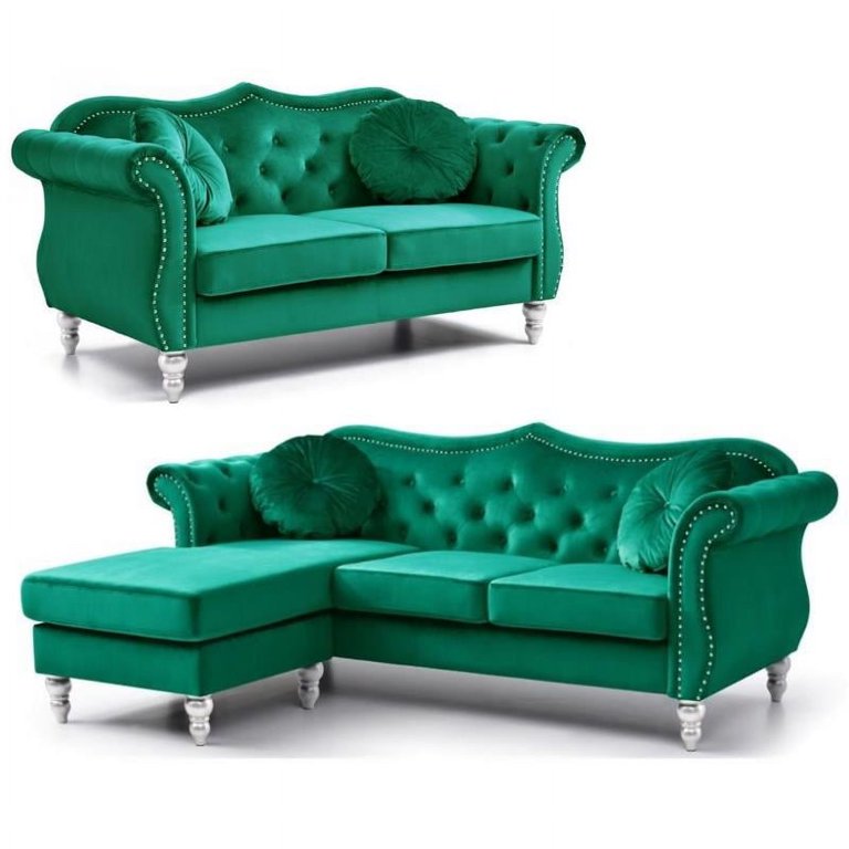 Sofa Chaise And Loveseat Set Baci Living Room
