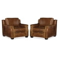 thumbnail image 1 of Home Square 2 Piece Leather Arm Chair Set in Buckaroo Colt, 1 of 3