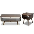thumbnail image 1 of Home Square 2 Piece Living Room Set with Coffee Table and End Table in Walnut, 1 of 13