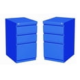 thumbnail image 1 of Home Square 2 Piece Metal File 3-Drawer Box/Box/File Set in Classic Blue, 1 of 7
