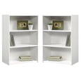 thumbnail image 1 of Home Square 2 Piece Modern Engineered Wood Bookcase Set in Soft White, 1 of 3