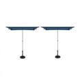 thumbnail image 1 of Home Square 2 Piece Polyester Patio Umbrella Set in Ocean Blue, 1 of 3