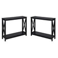 thumbnail image 1 of Home Square 2 Piece Rectangular Console Table Set in Black, 1 of 4