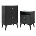 thumbnail image 1 of Home Square 2-Piece Set with 2-Drawer Tall Nightstand and 4-Drawer Chest, 1 of 17
