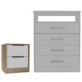 thumbnail image 1 of Home Square 2-Piece Set with 4-Drawer Dresser and 2 Drawer Nightstand, 1 of 13