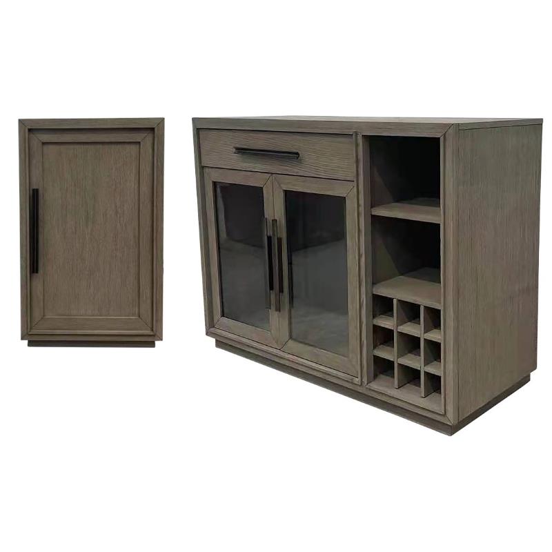 Home Square 2Piece Set with Dining Bar & Buffet Tables