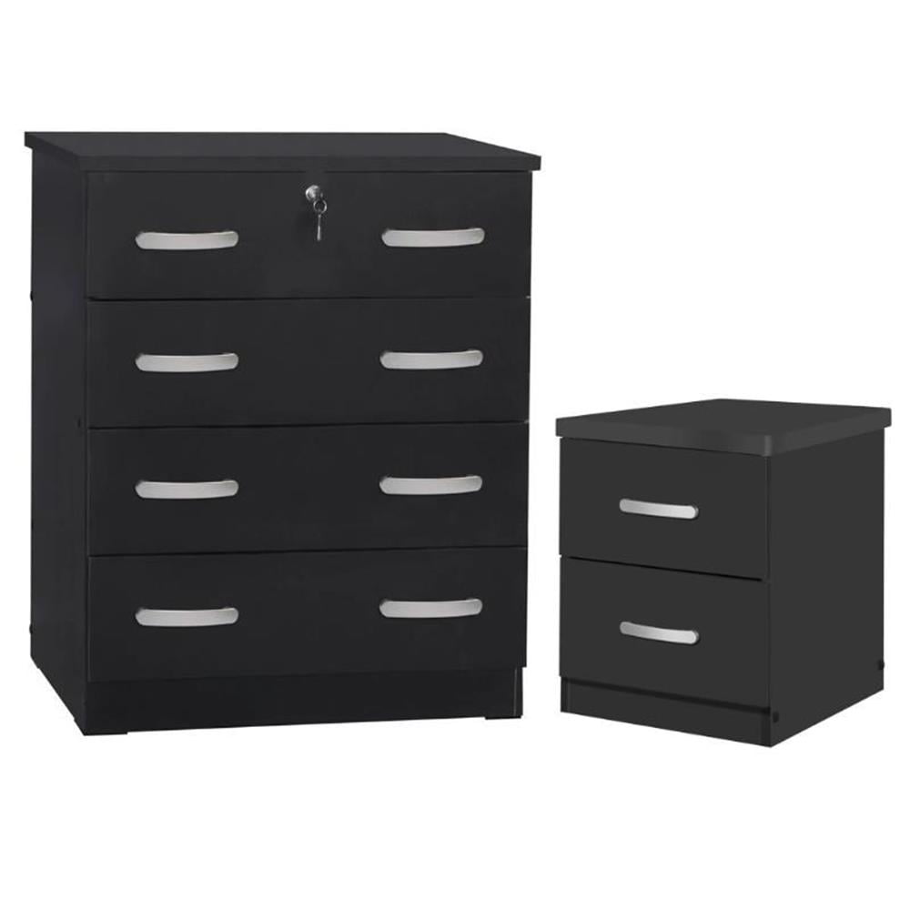 Home Square Bedroom Matching Furniture Combo: 4-Drawer