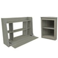 thumbnail image 1 of Home Square 2-Piece Set with Engineered Wood Desk & 2 Shelf Bookcase, 1 of 14