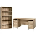 thumbnail image 1 of Home Square 2-Piece Set with Executive Desk & Bookcase in Kiln Acacia, 1 of 20