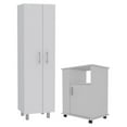 thumbnail image 1 of Home Square 2-Piece Set with Kitchen Cart and Storage Cabinet, 1 of 17