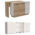 thumbnail image 1 of Home Square 2-Piece Set with Kitchen Island & Superior Wall Cabinet, 1 of 21