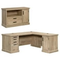 thumbnail image 1 of Home Square 2-Piece Set with L-Shaped Desk & Small Filing Cabinet Credenza, 1 of 21