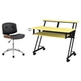 thumbnail image 1 of Home Square 2-Piece Set with Office Chair and Recording Studio Desk, 1 of 9