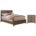 thumbnail image 1 of Home Square 2-Piece Set with Standard King Panel Bed & 2 Drawer Nightstand, 1 of 9